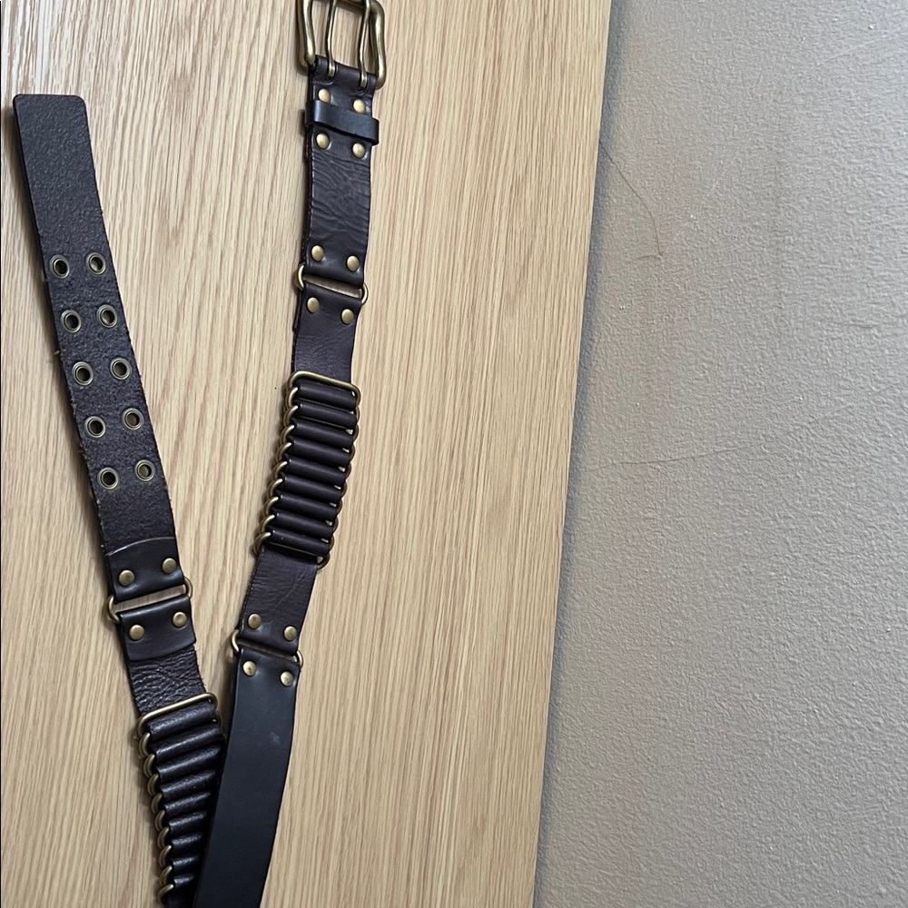 WCM Stylish Brown Leather Women Belt size Medium